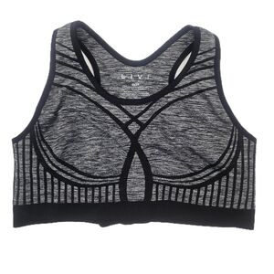 LIVI ACTIVE GREY & BLACK WIRELESS SPORTS BRA SIZE 22/24 PLUS SIZE